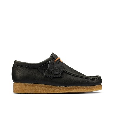 WALLABEE LEATHER NATURAL BLACK M 26160786