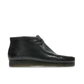 WALLABEE BOOT LEATHER BLACK M 26155512
